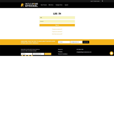 Login Page