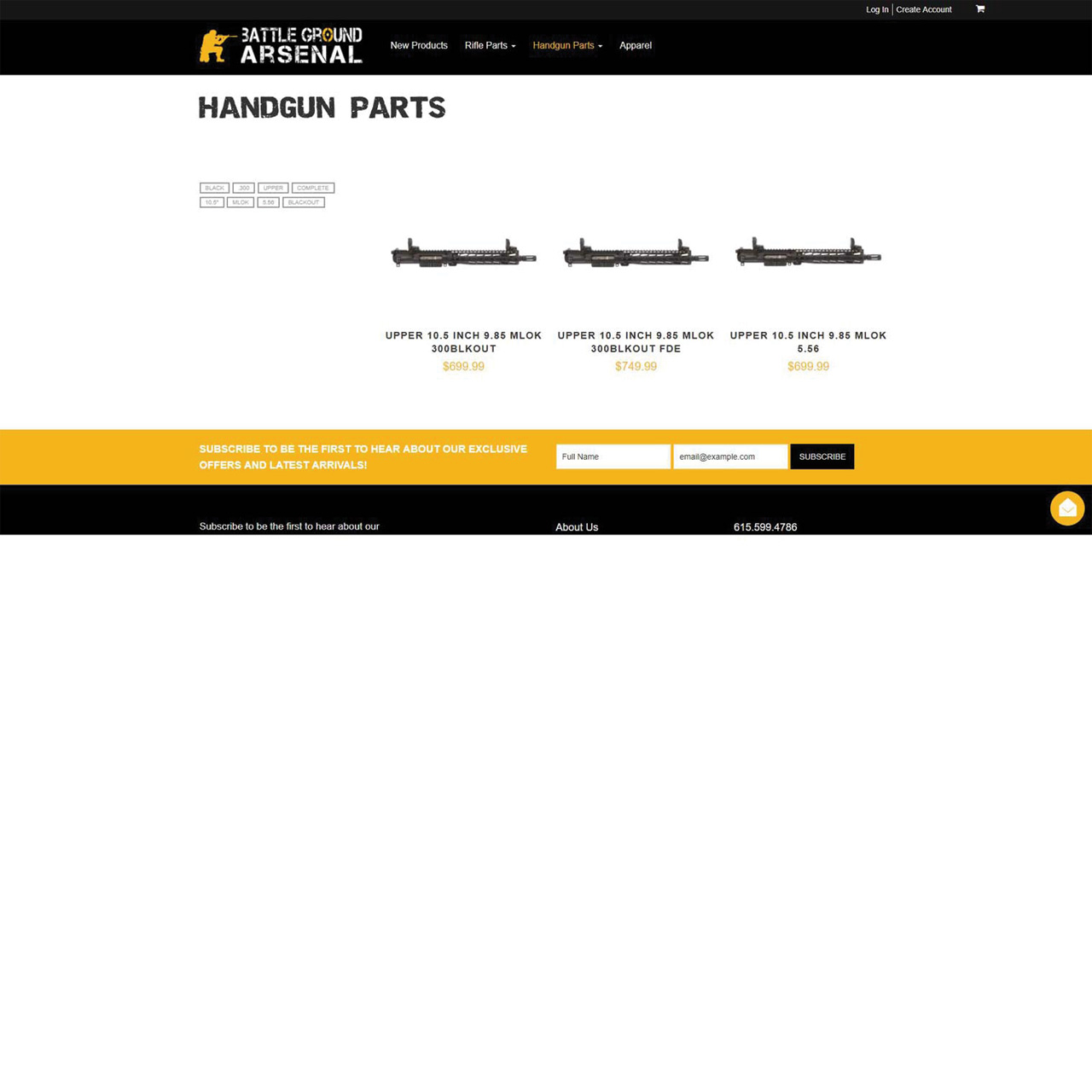 Product Category Page