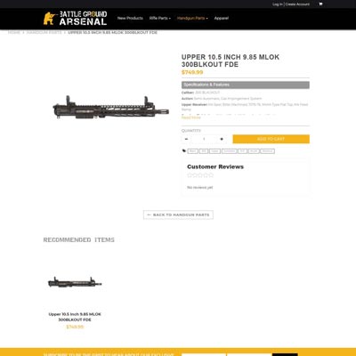 Product Detail Page