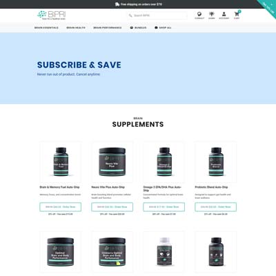 Subscription Page