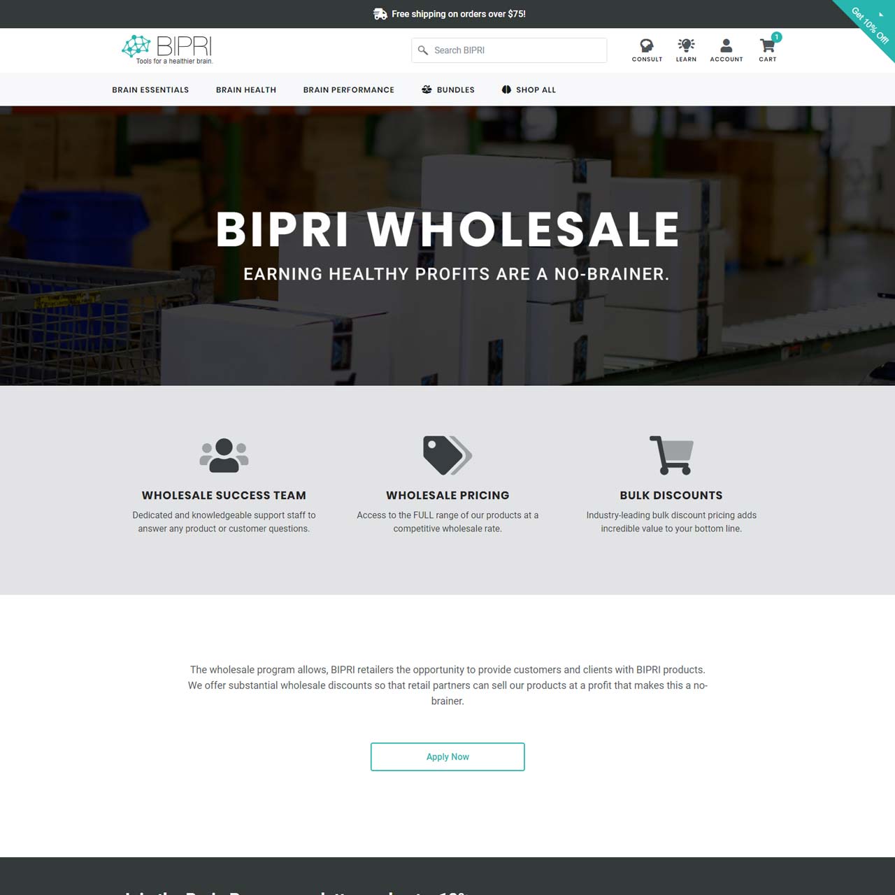 Wholesale Page