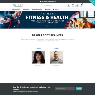 Personal Trainer Page