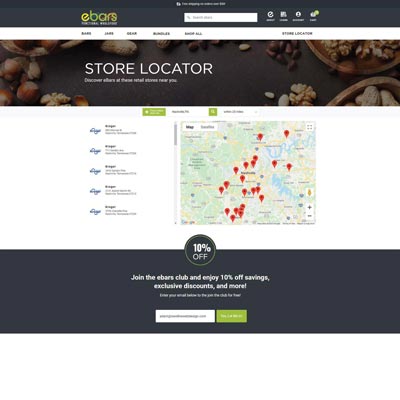 Store Location Page