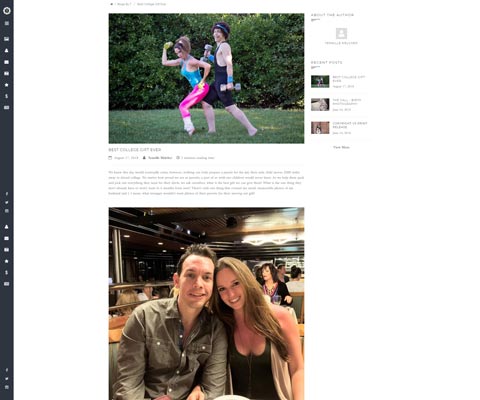 Blog Detail Page