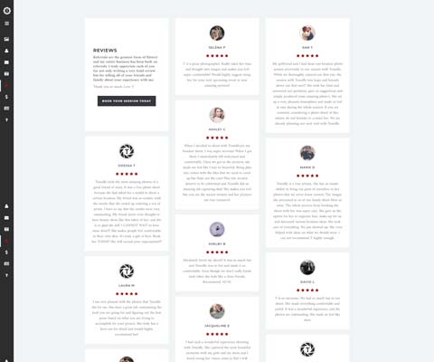 Reviews Page