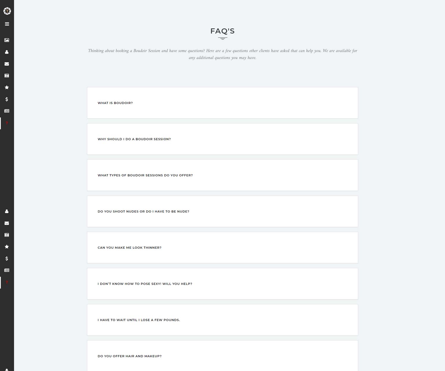 FAQ Page