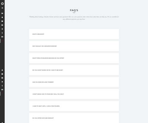 FAQ Page
