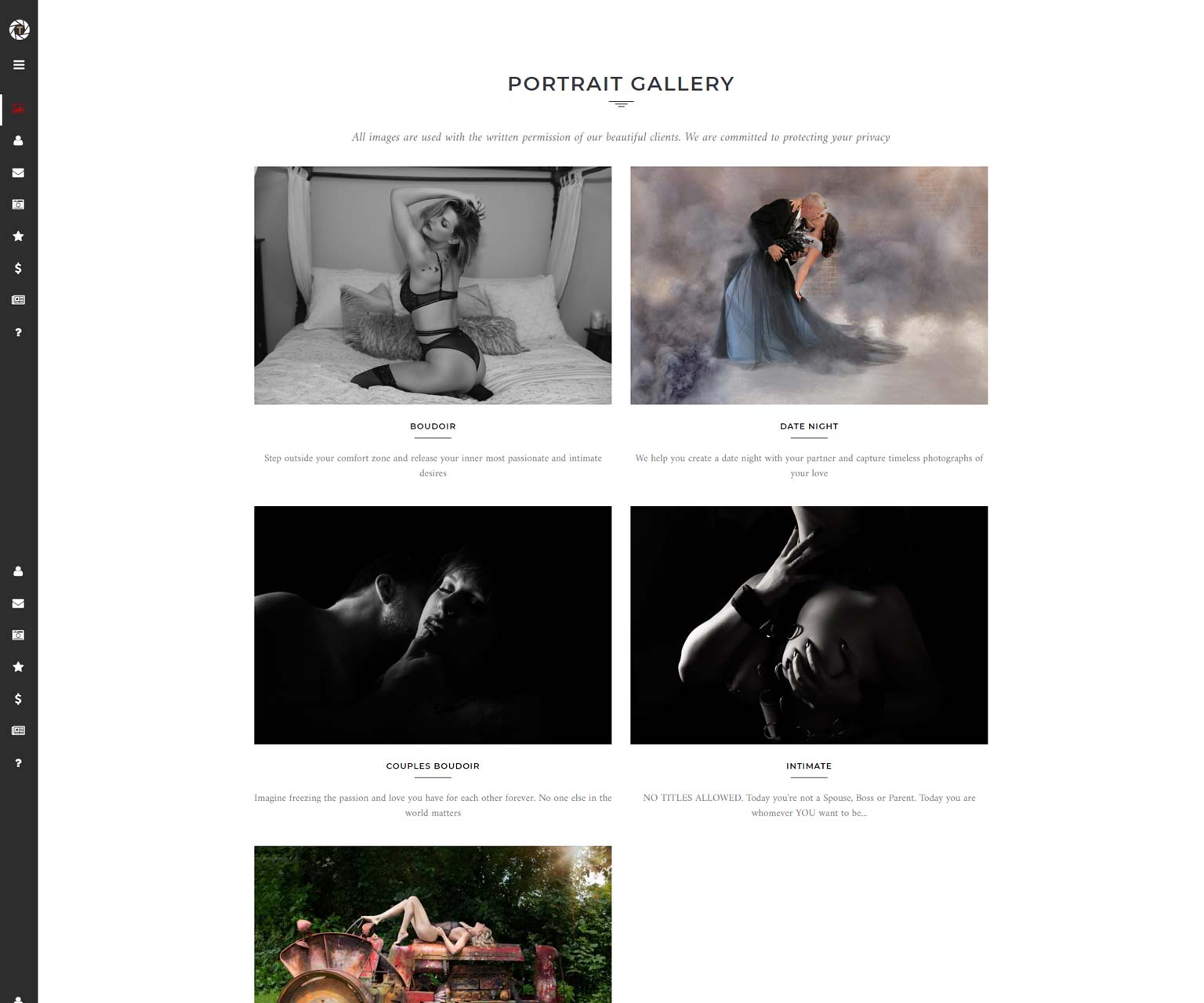 Portrait Album Page