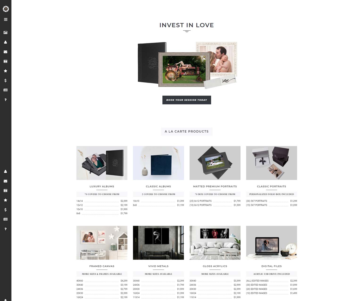 Product Pricing Page