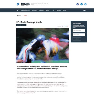 Blog Detail Page