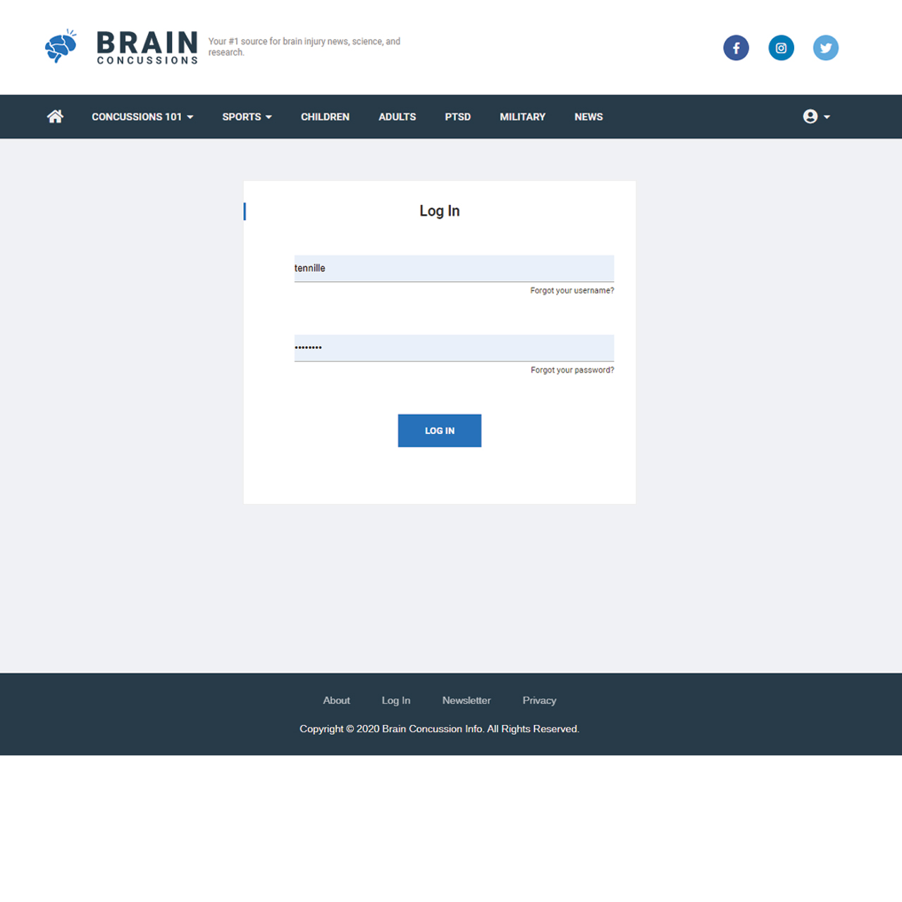 Login Page