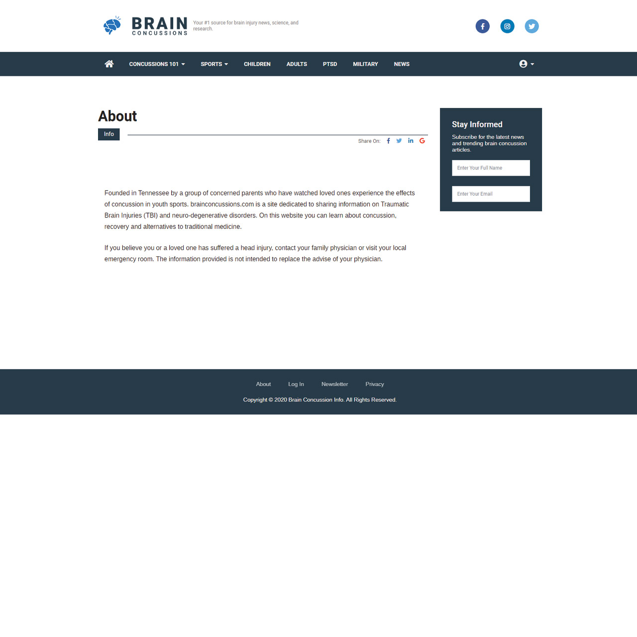 About Page
