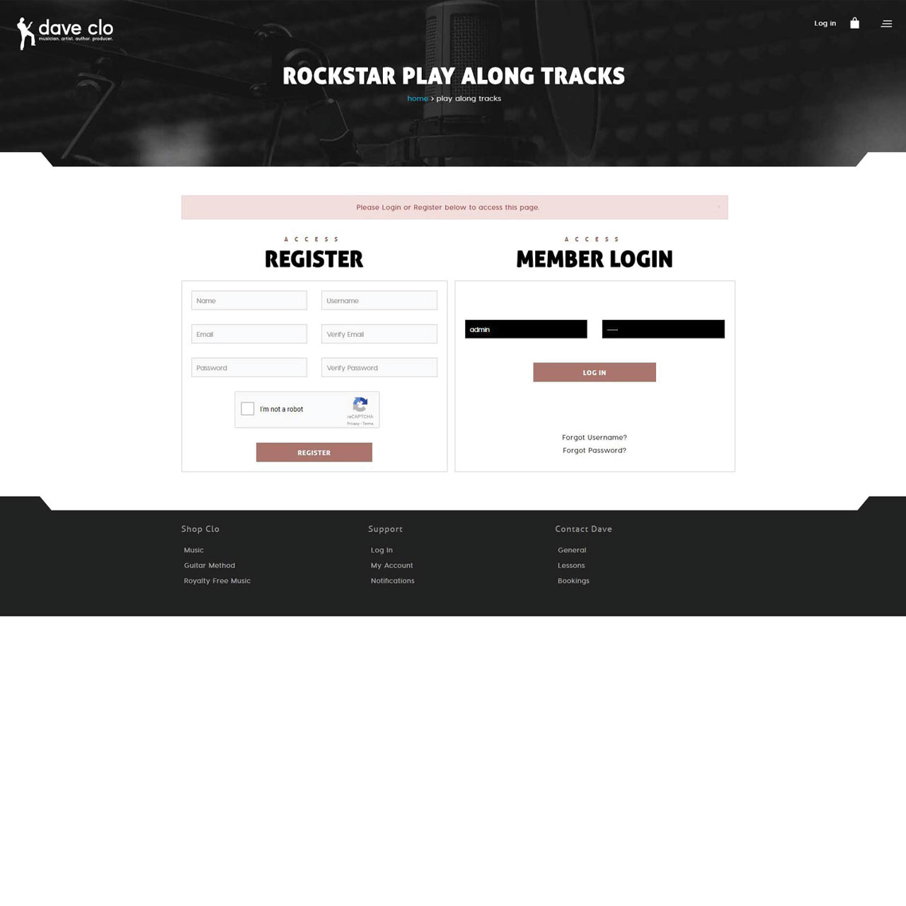 Member Login