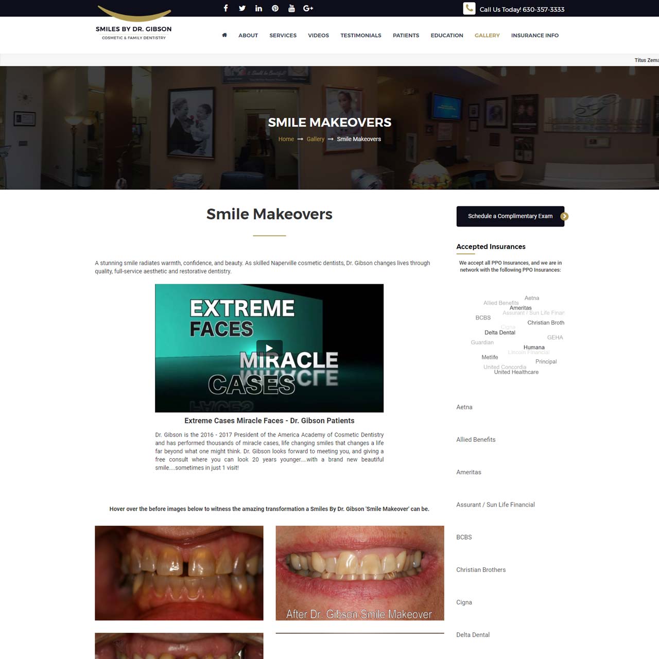 Before and After Page