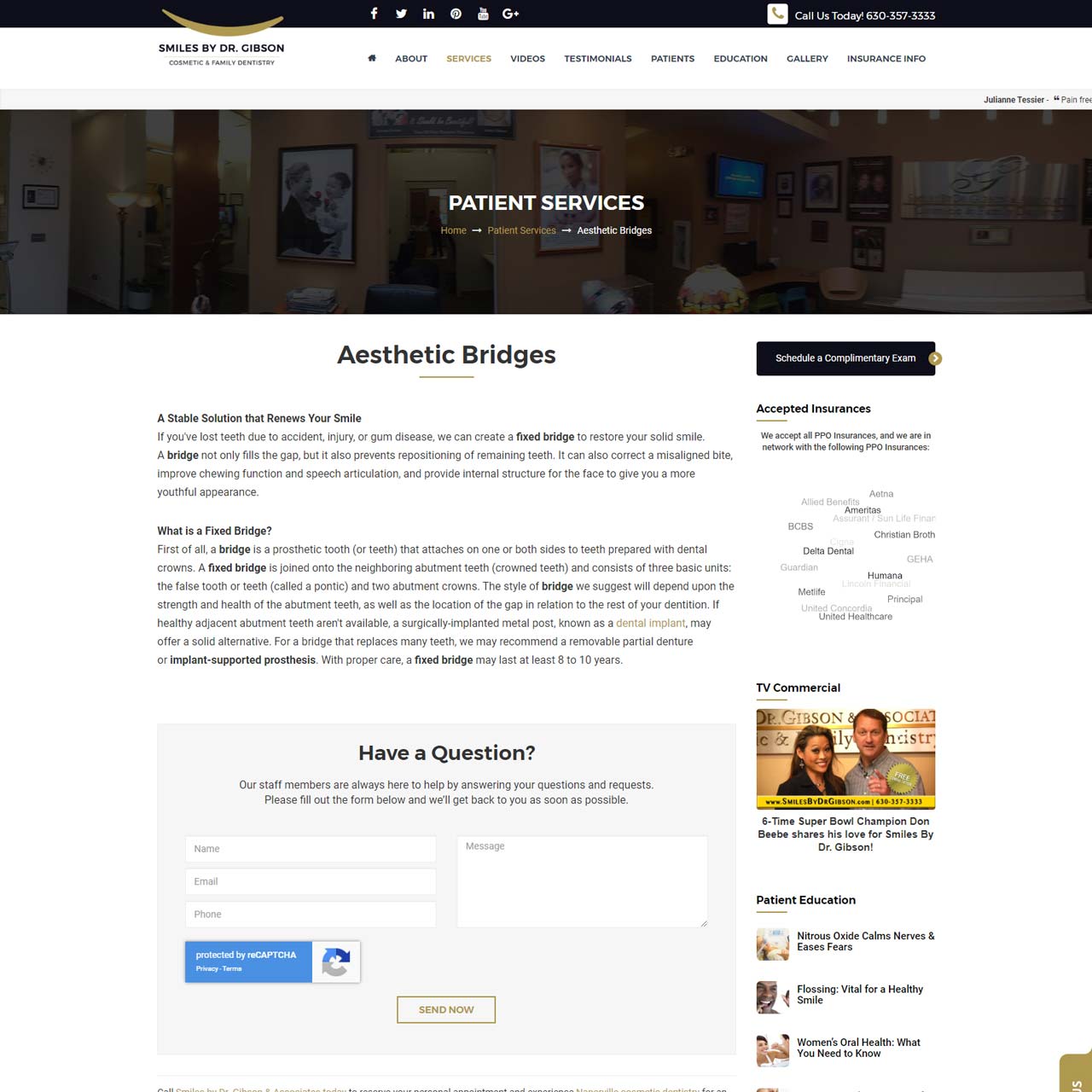Product Information Page