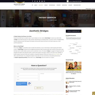 Product Information Page