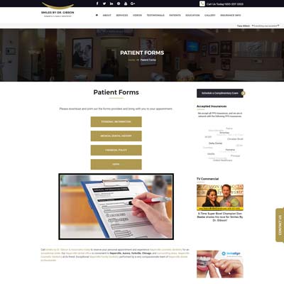 Forms Page