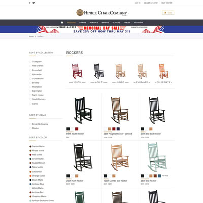 Product Category Page