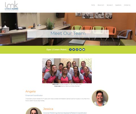 Our Team Page