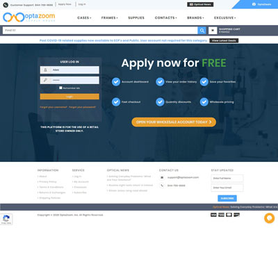 Wholesale Customer Registration