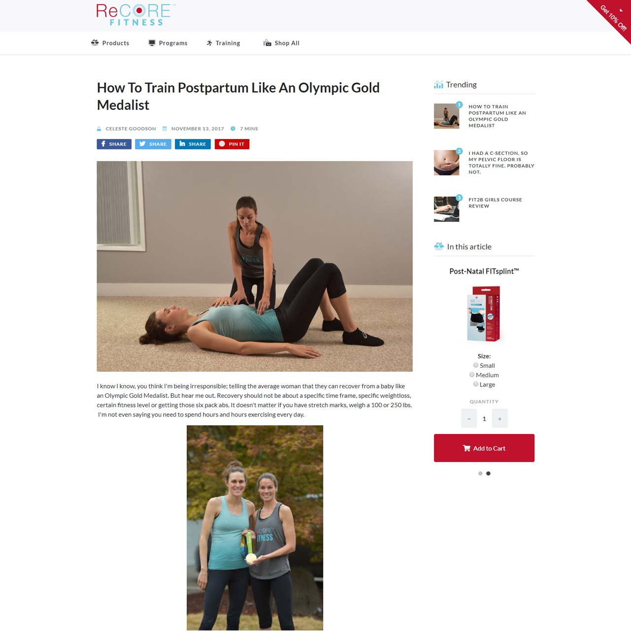 Blog Detail Page