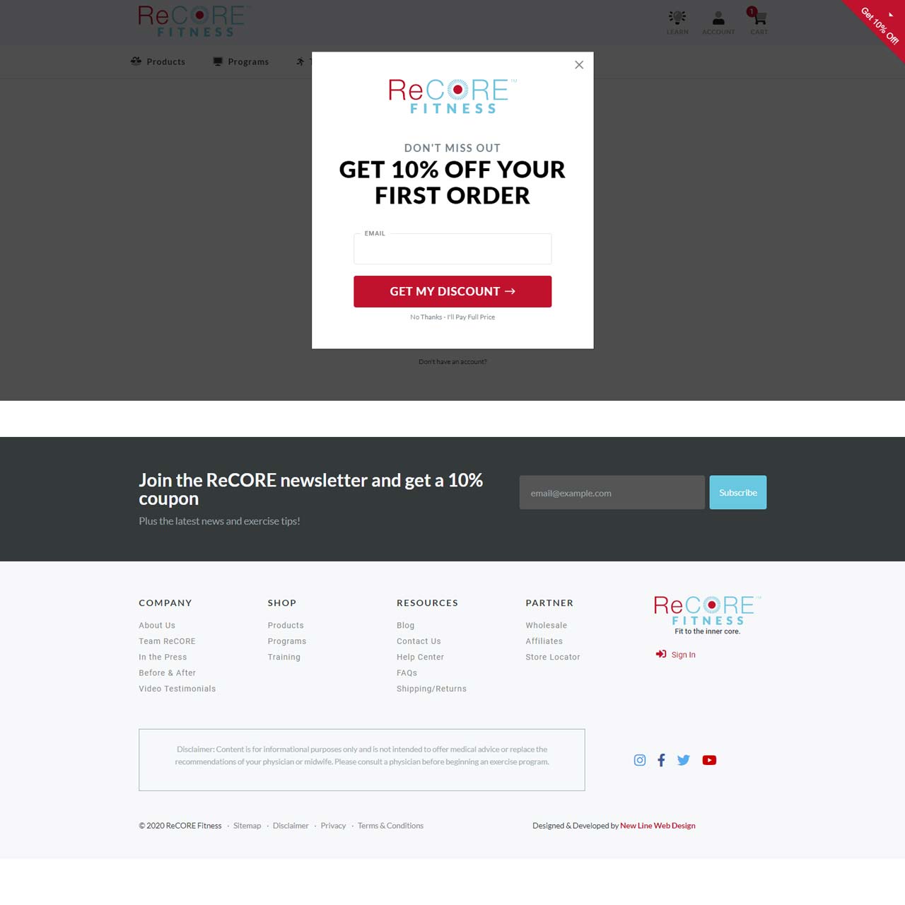 Discount Page