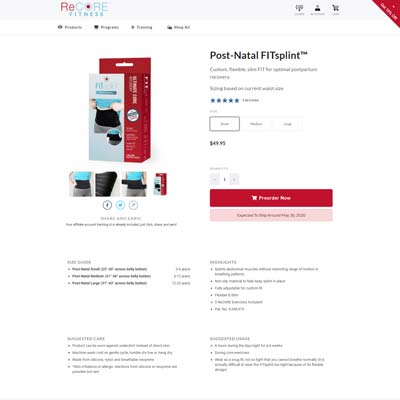 Product Detail Page