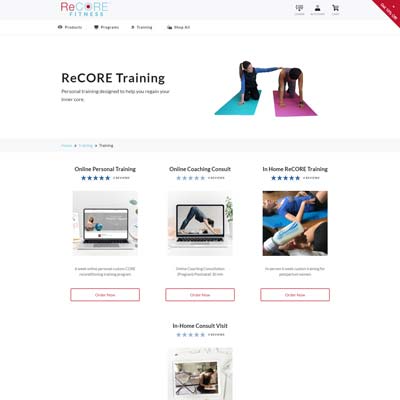 Training Page