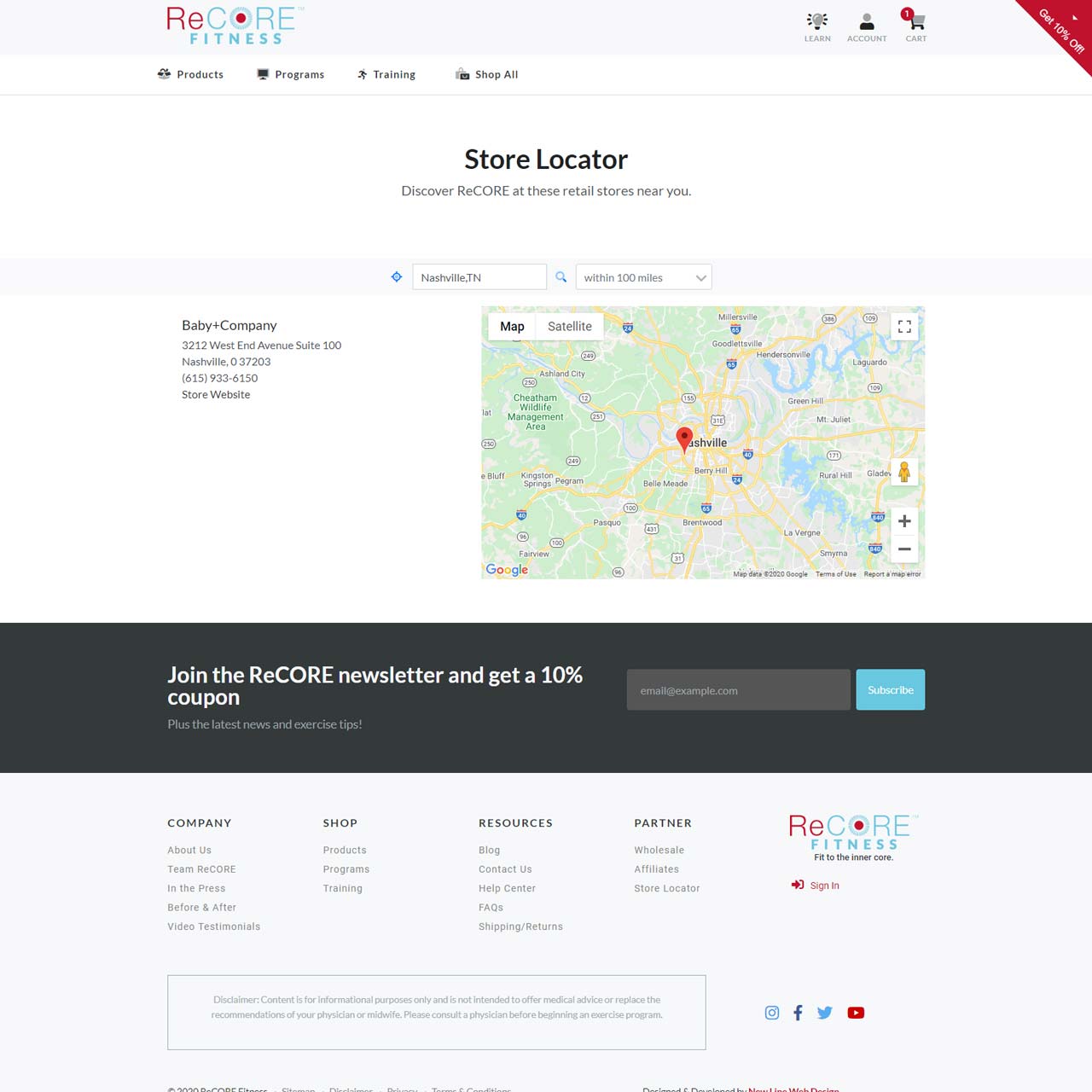 Store Locator Page