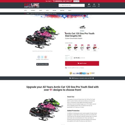Product Detail Page (With Design Variations)