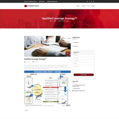 Blog Detail Page