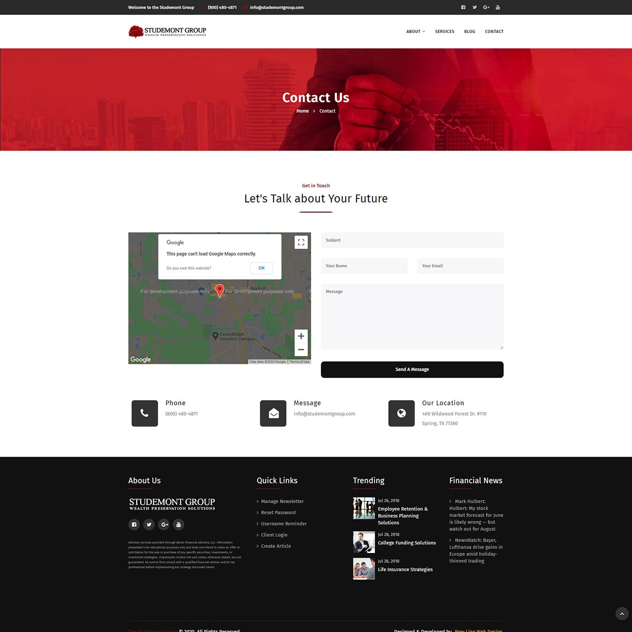 Contact Page