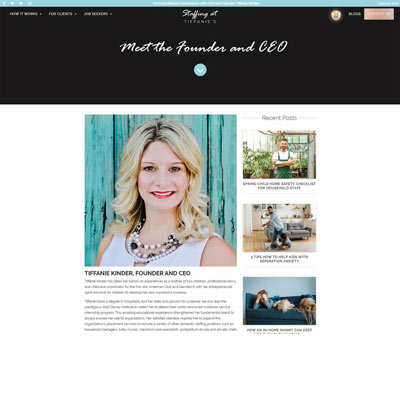 About Us page