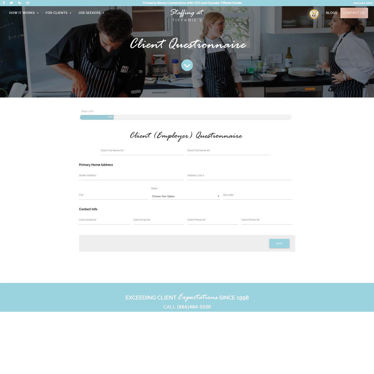 Questionnaire Page