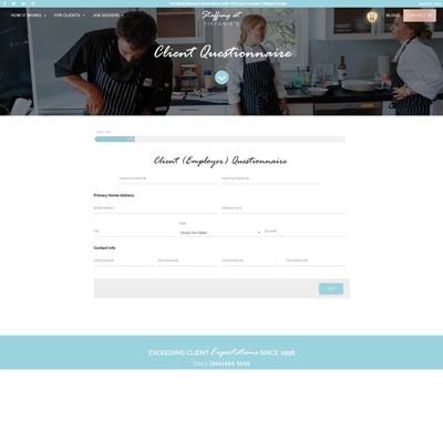Questionnaire Page