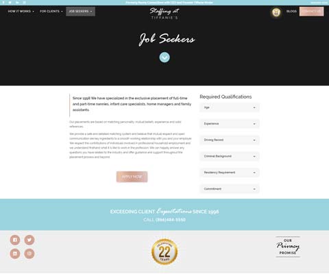 Job Seekers Page